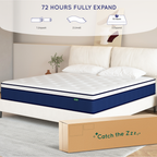 Z-HOM 12 inch Gel Memory Foam Hybrid Mattress