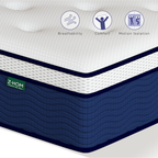 Z-HOM 12 inch Gel Memory Foam Hybrid Mattress