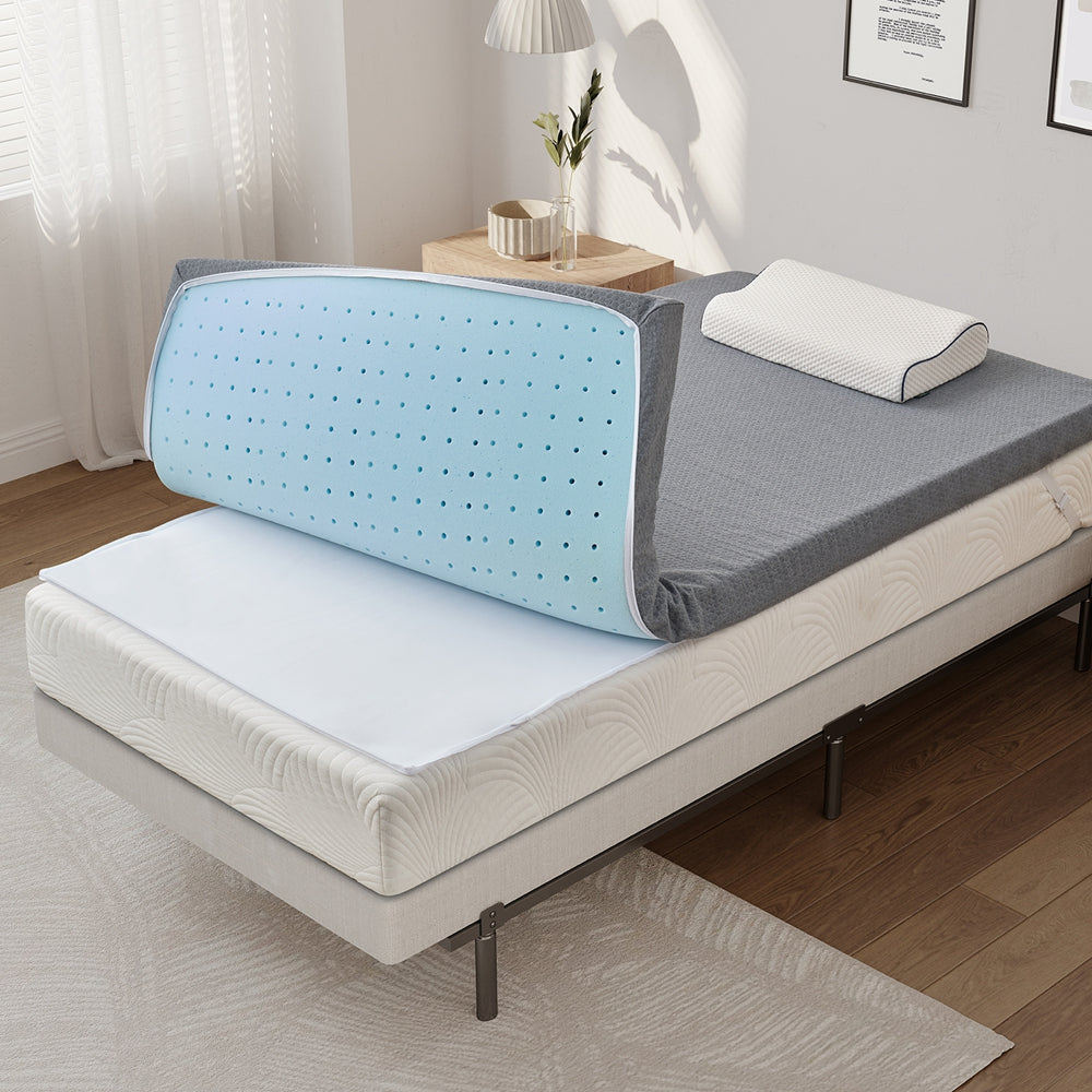 Z-hom 3 Inch Mattress Topper with Cover,Model 006