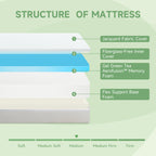 Z-HOM 6 Inch Memory Foam Mattress