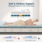 Z-HOM 3 Inch Mattress Topper with Cover