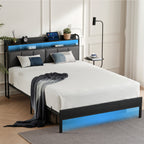 Z-HOM Bed Frame with LED Lights