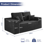 Z-HOM 68.9” Cloud Corduroy Loveseat
