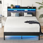 Z-HOM Bed Frame with LED Lights