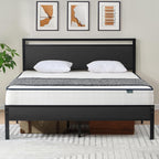 Z-HOM Bed Frame with Wood Headboard