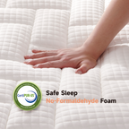 Z-HOM Classic 10 inch Foam Euro Top Mattress