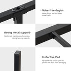 Z-HOM Bed Frame with Wood Headboard