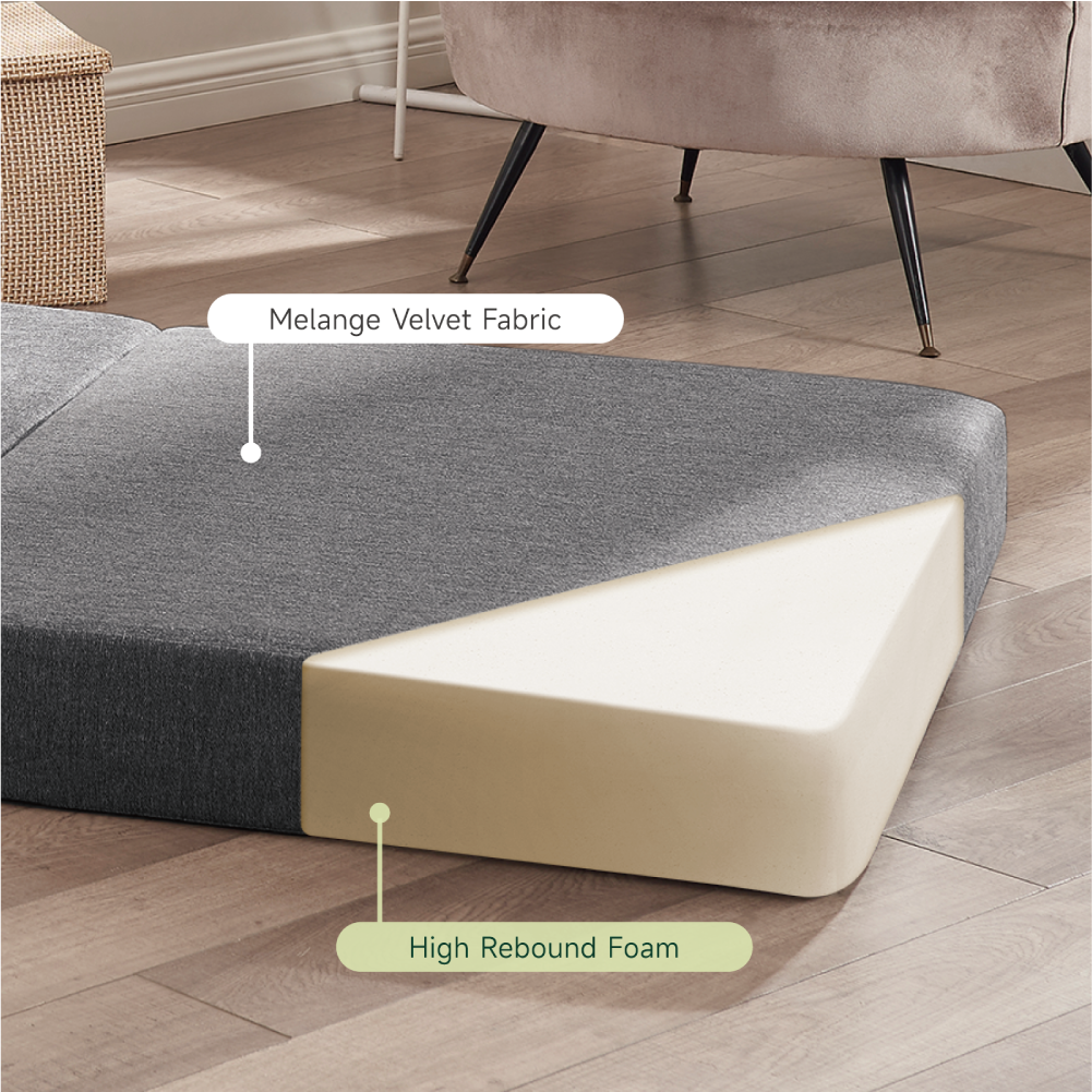 Z-hom Adjustable 6" Folding Sofa