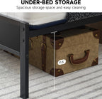 Z-HOM Bed Frame with Wood Headboard