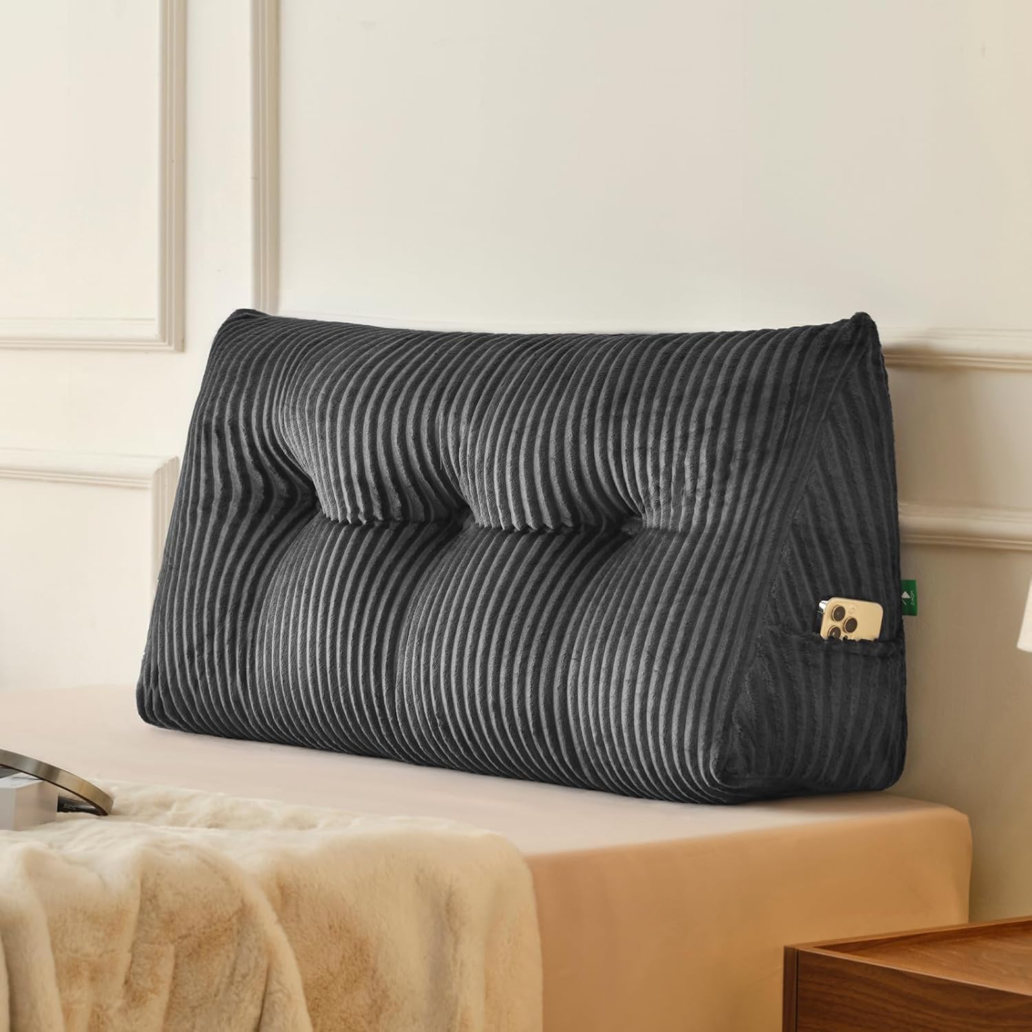 Z-HOM Reading Headboard Pillow