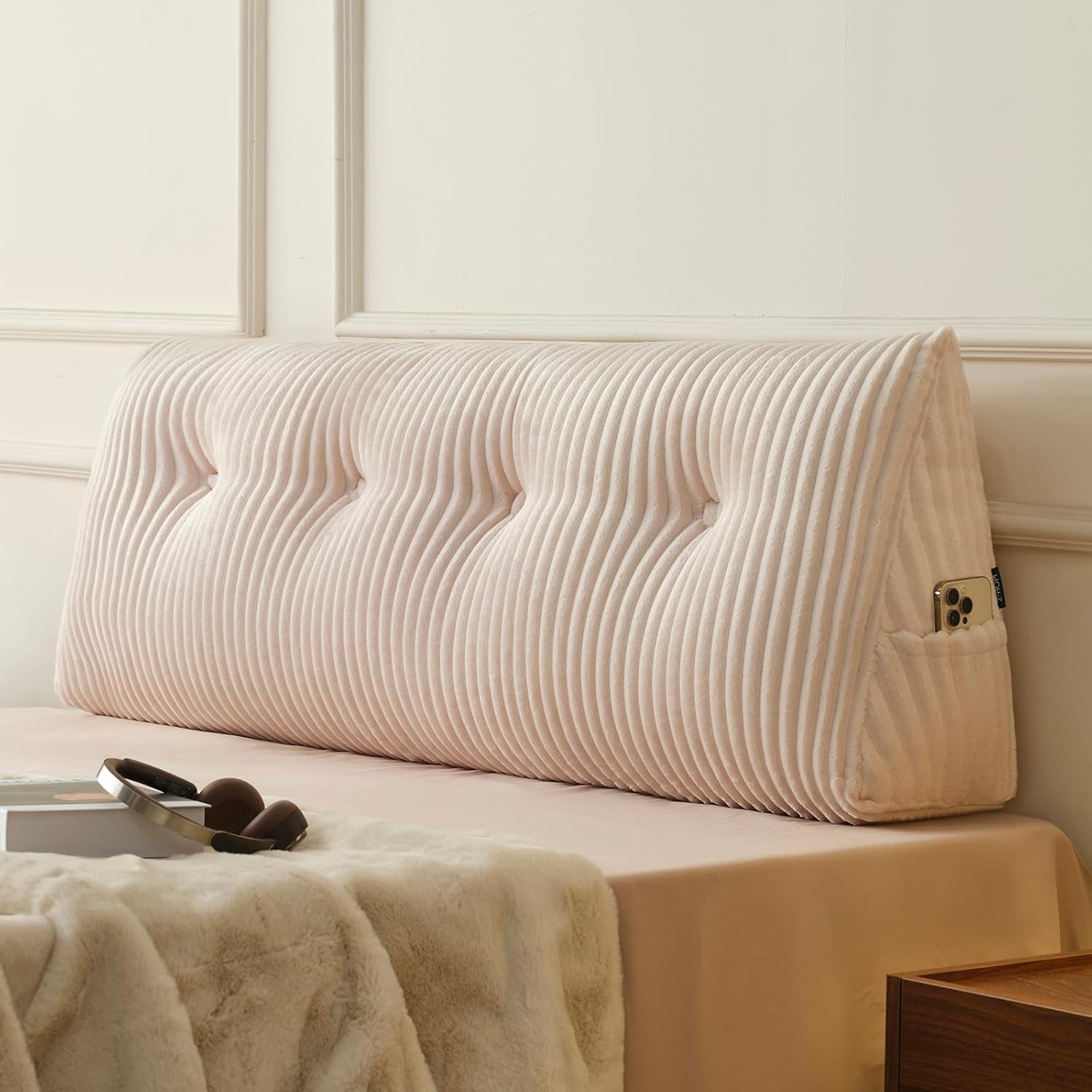 Z-HOM Ergonomic Headboard Wedge Pillow