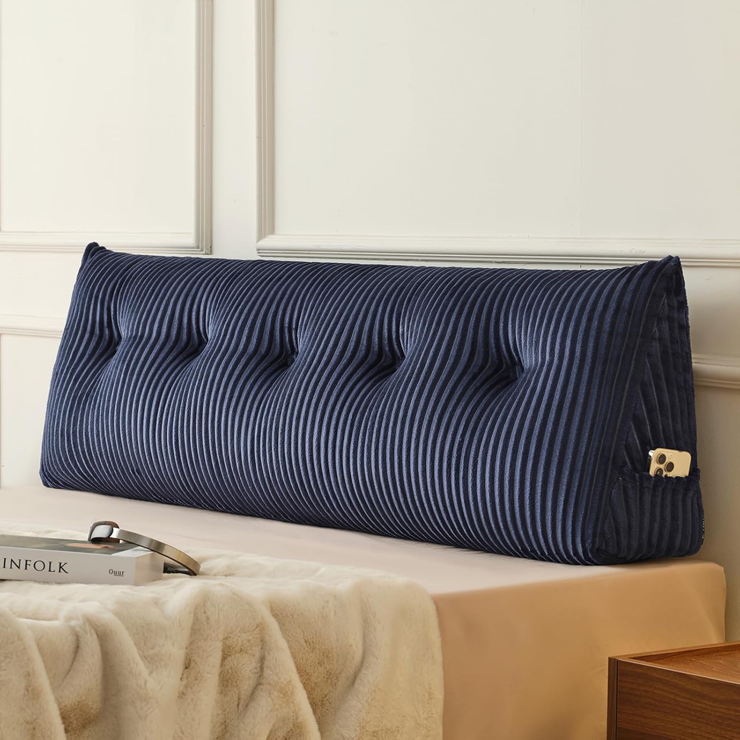 Z-HOM Reading Headboard Pillow