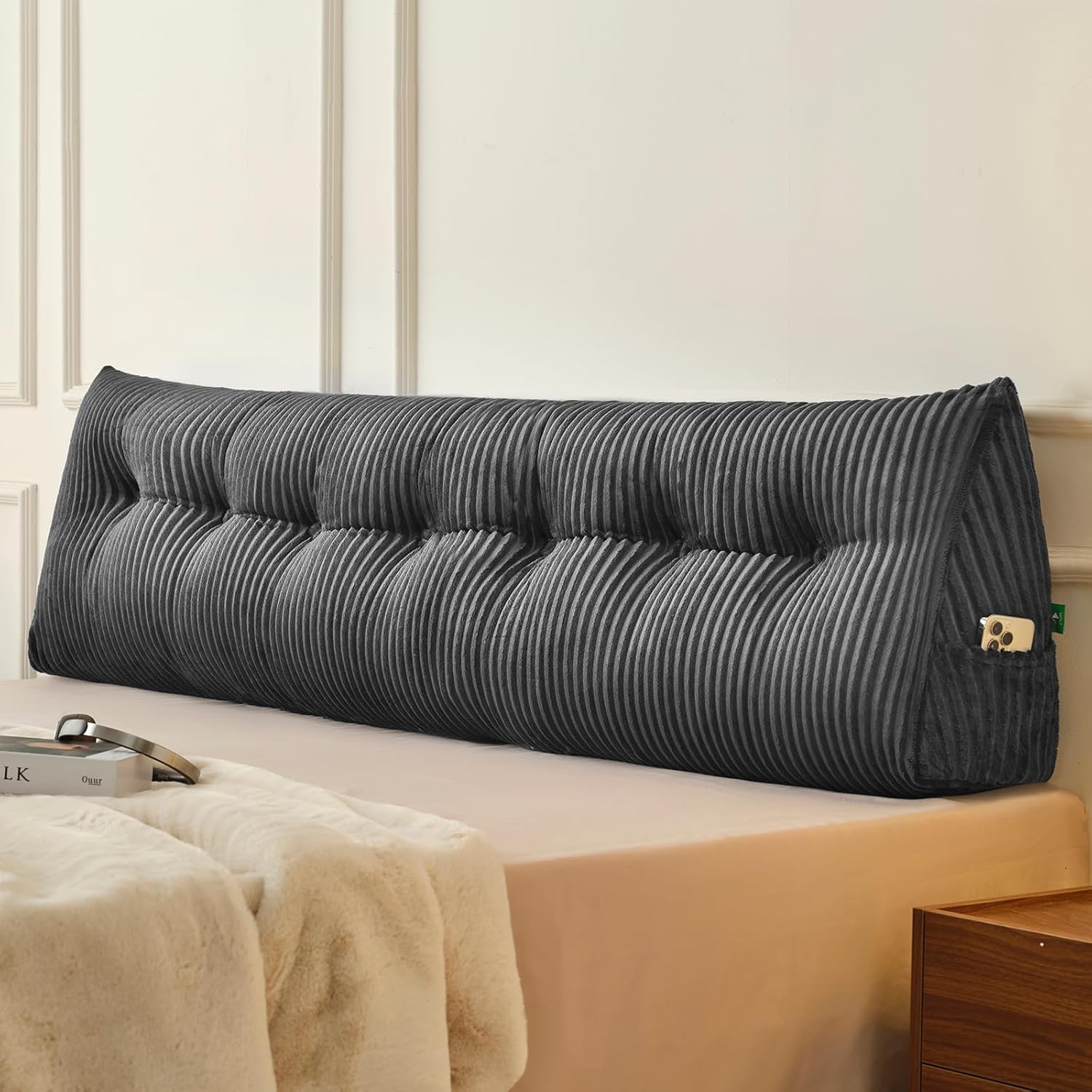 Z-HOM Ergonomic Headboard Wedge Pillow