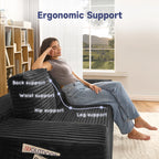 Z-HOM 68.9” Cloud Corduroy Loveseat