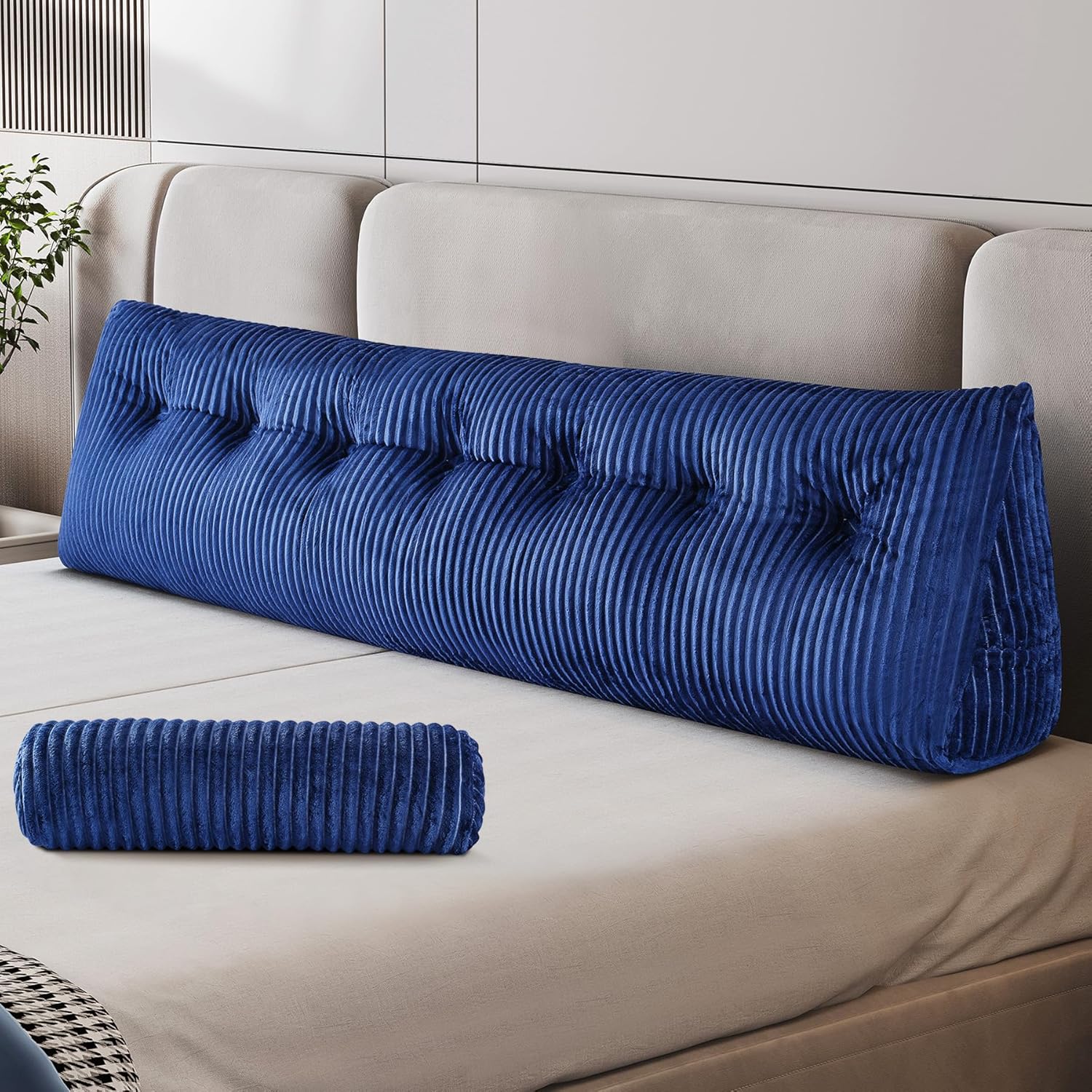 Z-HOM Ergonomic Headboard Wedge Pillow