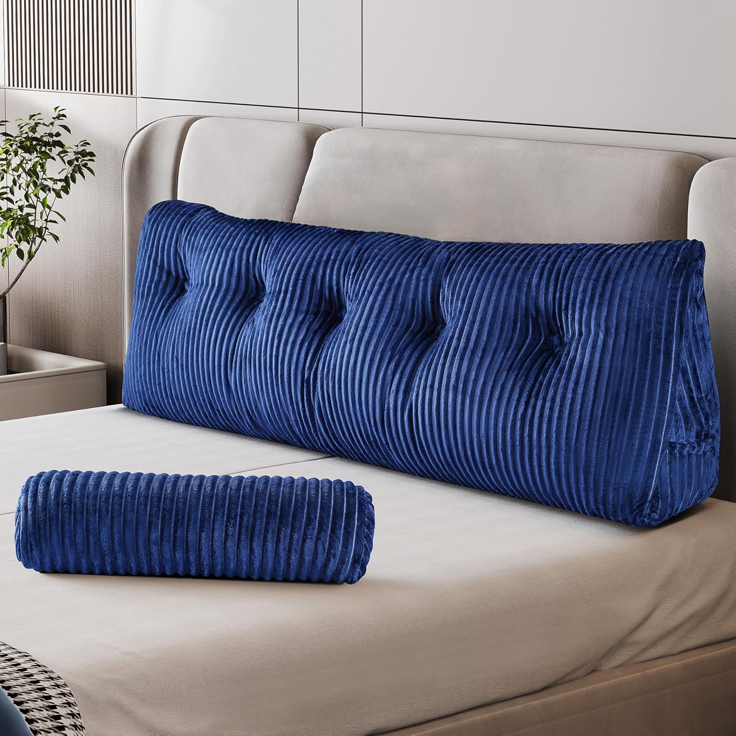 Z-HOM Ergonomic Headboard Wedge Pillow