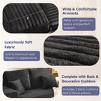 Z-HOM 68.9” Cloud Corduroy Loveseat