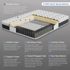 Z-HOM Classic 10" Euro Top Hybrid Mattress
