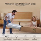 Z-HOM 6" Gel Memory Foam Mattress