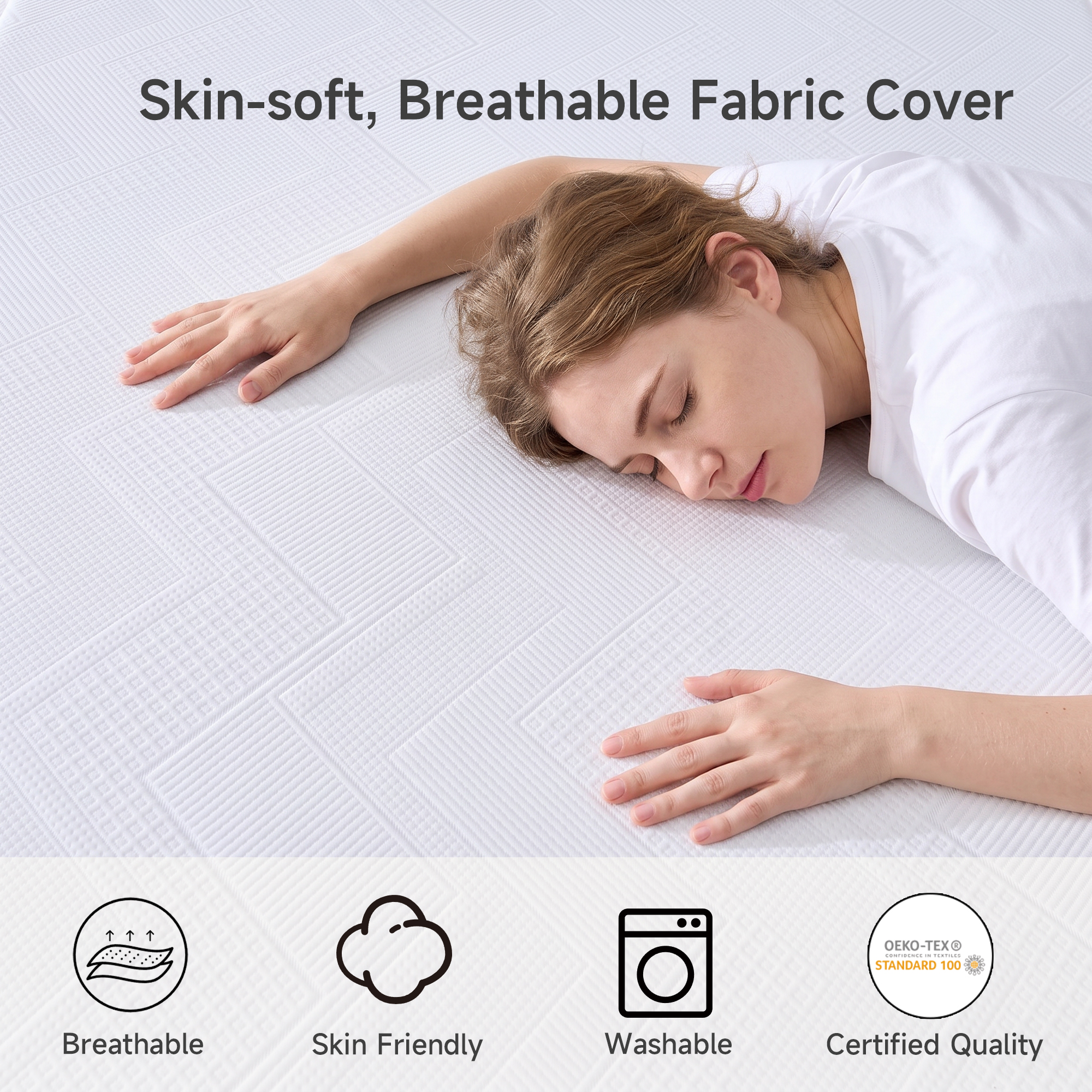 Z-HOM 6" Gel Memory Foam Mattress