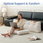 Z-HOM Faux Fur Sofa Backrest Pillow