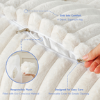 Z-HOM Faux Fur Sofa Backrest Pillow