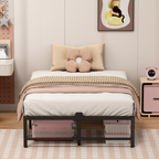 Z-HOM Adjustable 14" Metal Platform Bed