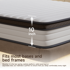 Z-HOM 10" Cool Comfort Hybrid Mattress