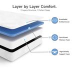 Z-HOM 6" Gel Memory Foam Mattress