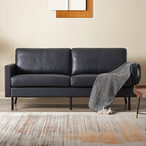 Z-HOM Top Grain Leather Sofa